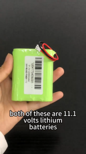11.1V-12v high-capacity 18650 lithium battery with safety protection suitable for Bluetooth speakers karaoke machines etc