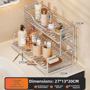 WUBUWEI | Multifunctional Bathroom Shelf Organizer