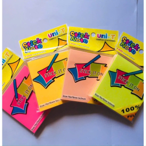 2 xấp note dạ quang