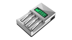 Energizer 1.2V AA/AAA NiMH Rechargeable Battery 2000/800mAh and 4 Slots LCD Smart Charger