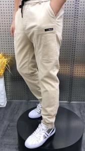 กางเกงลำลองผู้ชายทรงสลิมฟิต 99635 กางเกงขายาวทรงหลวม 6 กระเป๋า กางเกงขายาวทรงหลวมสำหรับฤดูใบไม้ผลิและฤดูใบไม้ร่วง