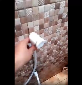 Promo Bidet Spray Shower Toilet 1 Set Dengan Selang Toilet Fleksibel Modern