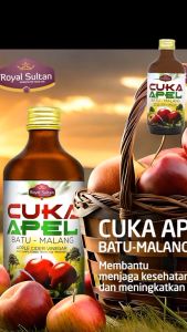 Cuka Apel Ori Untuk Obat Diet Detoks Asam Urat Asam Lambung Kualitas Premium Organik Royal Sultan