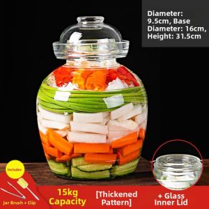 HUAZINIAO | Traditional Glass Pickle Jar