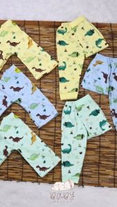 Setelan Panjang Bayi Motif Dino - Model Terbaru - Fashion