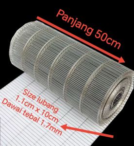 Dawai Jaring Burung Galvanised 1.1cm x 10cm 1.7mm tebal /Dawai Jaring Welded Mesh/Bird Cage Net Quail Cage