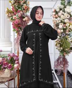 MAXI DRESS WANITA MUSLIM AHZA FASHION/DRESS CANTIK FASHION/DRESS MUSLIMAH WANITA