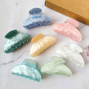 Kẹp Tóc Acrylic Hàn Quốc Cao Cấp Cho Phụ Nữ Kẹp Tóc Đuôi Cá Kẹp Tóc Thời Trang Mới Về Phụ Kiện Tóc Kẹp Tóc Sybil