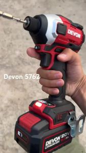 DEVON 5762-Li-20H 20V Cordless Brushless Impact Wrench / Impact Driver 6.35mm (1/4”) 240Nm