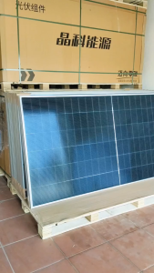 Tấm pin năng lượng mặt trời 590W - JINKO Solar 590W 72HL4-BDV . Class: A new 100%