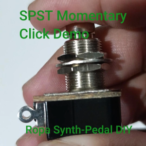 5pcs SPST Momentary Footswitch For DIY Guitar Effects Pedal STOMPBOX FOOTSWITCH 2 Pin Legs OFF/ON