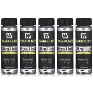 ขายส่ง 5PCS 1.4 OZ 41.4ml Walker TAPE Ultra Hold Hair ระบบกาวผมเปลี่ยนลูกไม้กาวสําหรับผม Toupee หรือวิกผมลูกไม้