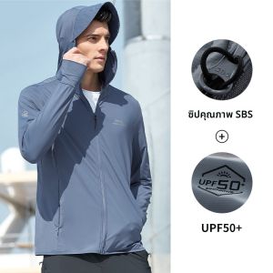 จี๊ป | เสื้อแจ็คเก็ตกันแดดกลางแจ้งแบบบางสำหรับผู้ชาย เสื้อคลุมกันหนาวแบบลำลองระบายอากาศได้ดี ผ้าไนลอน ฤดูร้อน ปี 2024 เสื้อคลุมกันหนาวสไตล์สปอร์ต