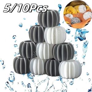 5/10Pcs Laundry Ball Reusable Anti-tangle Silicone Clothes Hair Cleaning Tools Washing Machine Cat Hair Catcher Laundry Ball