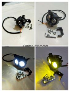 Lampu Tembak Sorot Laser LED D2 OWL 2 Warna Model Burung Hantu. Super Terang.