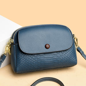 กระเป๋าสะพายข้างทรงสี่เหลี่ยมเล็กหนังวัวแท้ ทรงสี่เหลี่ยมเล็ก แฟชั่นใหม่ปี 2023 กระเป๋าสะพายข้างสำหรับโทรศัพท์มือถือ