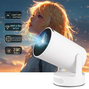 HY300Ultraโปรเจคเตอร์ 4K Android 11 Allwinner H713 280ANSI Native 720P Dual Wifi6 BT5.4 โฮมเธียเตอร์กลางแจ้งแบบพกพาโปรเจคเตอร์