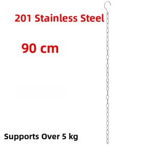 Stainless Steel Clothes Hanger Chain Multi-Functional Wardrobe Storage Chain Drying Double Headed Clothes Chain Home Bedroom Closet Organizer