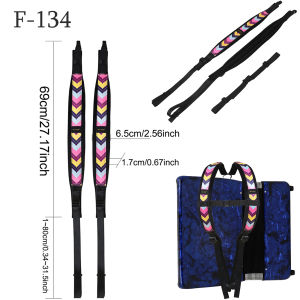 HK-LADE 16-120 Bass Accordion Strap Adjustable Professional Universal Double Shoulder Straps Leather Accordion Accessoires Parts