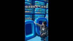 GH - Kolam Renang Anak jumbo 3 Rings dan Bayi Tiup Karet Besar Family Inflatable Swimming Pool Outdoor