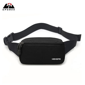 UPGREE Men Sports Waist Bag Fashion Men Bag Chest Bag Shoulder Bag Sports Bag Waterproof Oxford Dual Zipper Large Capacity Design Running Bum Bag Portable Gym Bag for Running Cycling Hiking Walking