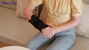 1 Chiếc Nẹp Cổ Tay Điều Chỉnh Được Dành Cho Cả Nam Và Nữ Hỗ Trợ Giảm Đau Hội Chứng Ống Cổ Tay Hỗ Trợ Ban Đêm Với 3 Thanh Thép Đỡ Nẹp Hỗ Trợ Bàn Tay.