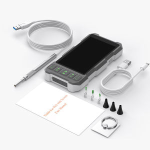 ภาพหูกล้อง 4.5 IPS หน้าจอ HD1080P 3.9 มม.หู Picker ดิจิตอลช้อนหูทําความสะอาดหู Endoscope 6LEDs EAR WAX Removal
