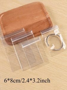30-200PCS Anti-oxidation Jewelry Bags Clear Jewelry Zipper Bags Small Jewelry Organizer Ring Earring Storage Bags