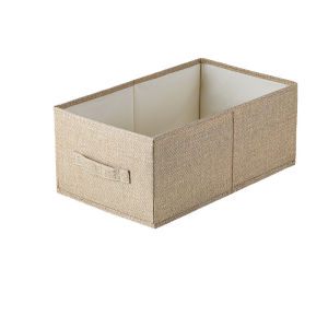 Cotton Linen Foldable Fabric Clothes Storage Box