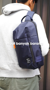 Rev store - Tas Slempang Bahu Pria - GOSWELL Shoulder Bag Extra Slot Compartement