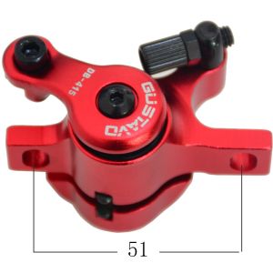 Scooter Brake Caliper Electric Scooter Rear Wheel Disc Brake Right Side Aluminum Alloy Parts Included Pads