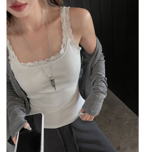Dongyang Yuntu Clothing Pure Desire Lace Camisole Tank Top Womens Spring Summer Inner Wear Underwear Small Strap Vest