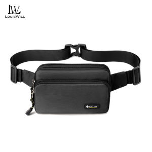 หลูยิ่งสีเทากระเป๋าคาดเอว กระเป๋าคาดหน้าอก เสียงกระเป๋าคาดหน้าอก กระเป๋าออกกำลังกาย เป้าหมาย ผู้ชาย เหมาะสมกับสายปรับสำหรับผู้ชาย ช่วงสั้น