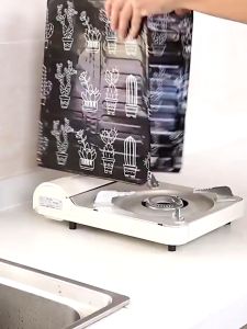 บานเฮวาร์ด ฉับกันน้ำมันกระเด็น แผ่นกั้นน้ำมัน แผ่นอลูมิเนียมกันน้ำมันกระเด็น KN-E002/BK