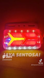 1 SET LAMPU BAK TRUK PANAH LED VARIASI SEIN PANAH RUNNING LAMPU LED BAK TRUK SAMPING 12V-24V