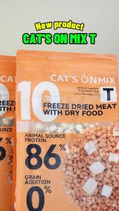 thức ăn hạt CATS ON MIX T (topping thịt viên ) giàu đạm dành cho mèo - T3 PETS SHOP