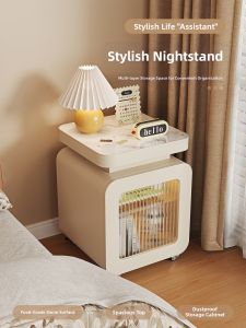 YIYOU | Moveable Double Layer Bedside Cabinet