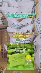 Niacinamide+ Calamansi Peel Tawas Soap 100g Deodorant Skin lightening