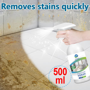 ✨ Bright with just one spray ✨ Bathroom Detergent 500ml Bathroom Cleaner bathroom cleaner spray Cleaning Water Stain of Bathroom Glass / Shower / Faucet / Wall Wipe off oil clean stubborn stains easily  Bathroom Scale Cleaner Cleanser Bathroom