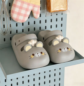 XIXITIAO | Summer Fun Rat Design Slip-Resistant Beach Mary Jane Clogs