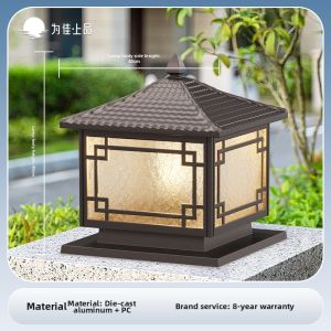 VINCAN | Chinese Style Super Bright Solar Cap Lamp