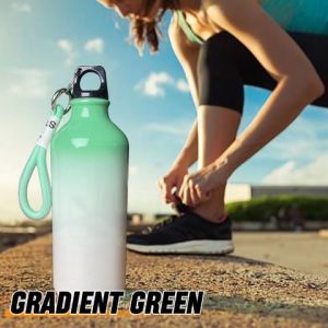 ProPRINTZ - Sublimation Gradient Sports Jug with Hand Rope QUAFF Aluminum Bottle 600ml