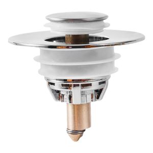 Anti-odor Push-type Flap Cover Sink Drain Plug