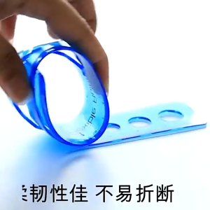 EZYLITTLES 30CM Flexible Curve Ruler Drawing Measure Tool Soft Plastic Kid School Stationary Supply