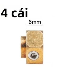 4 Cái Bộ Chuyển Đổi Mở Rộng Trục Bánh Xe Lục Giác Bằng Đồng Thau Cho Xe RC Crawler 1/10 Traxxas TRX-4 TRX4 - Nhiều Kích Cỡ 6/8/10/12mm Kim Loại Nặng Hơn