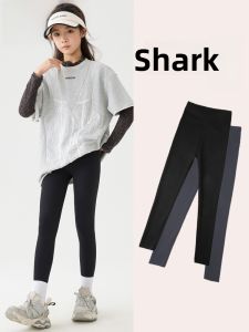 MiiOW | High Elasticity Yoga Pants For Girls Sharkskin Nine Points High Waist Seamless Autumn Winter Outdoor Wearable Catman Brand