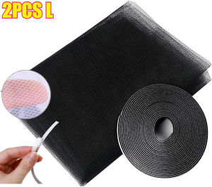 White Black Anti Mosquito Curtain Net Screens Window Mosquito Net Self-adhesive Anti Insect Air Tulle Invisible Mosquitoes Flies
