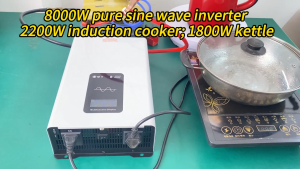 Hot selling original off grid LCD display pure sine wave power inverter 3500W 5000W DC 12/24/AC 220V suitable for electric vehicles/trucks/household appliances/travel/rice cookers/air conditioners/drills