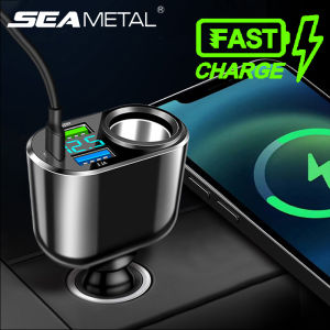🇵🇭 12V/24V 90W Car Charger Fast Charging Lighter Splitter Type-C PD QC3.0 USB Port Universal For Phone Camera Dashcam Fan