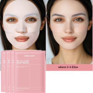 Bio Collagen Real Deep Mask Minimizing Firming อาหารเสริม Collagen Deep Hydration Pore Radiance ผิวกระจ่างใส